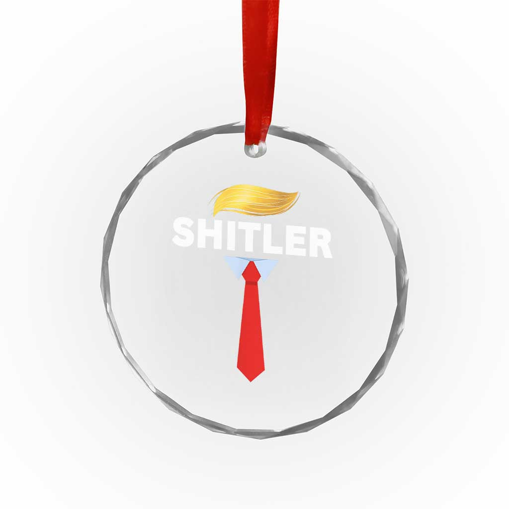 Funny Political Satire Crystal Glass Ornament Sarcastic Political Parody TS02 Print Your Wear