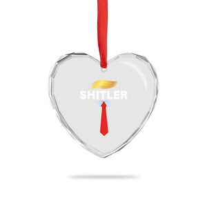 Funny Political Satire Heart Crystal Glass Ornament Sarcastic Political Parody TS02 Print Your Wear