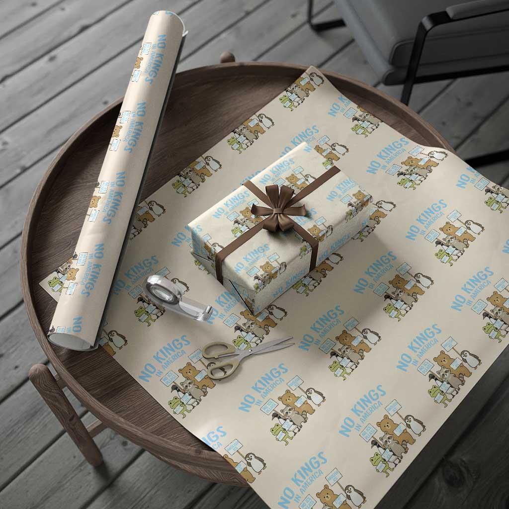 Funny Protest Animals Abolish Ice Wrapping Paper Roll Minneapolis USA Support Gift TS12 Beige Print Your Wear