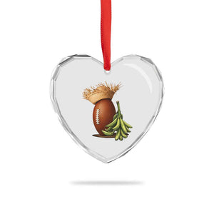 Funny Puerto Rico Football Boricua Pava Hat Heart Crystal Glass Ornament TS11 Print Your Wear