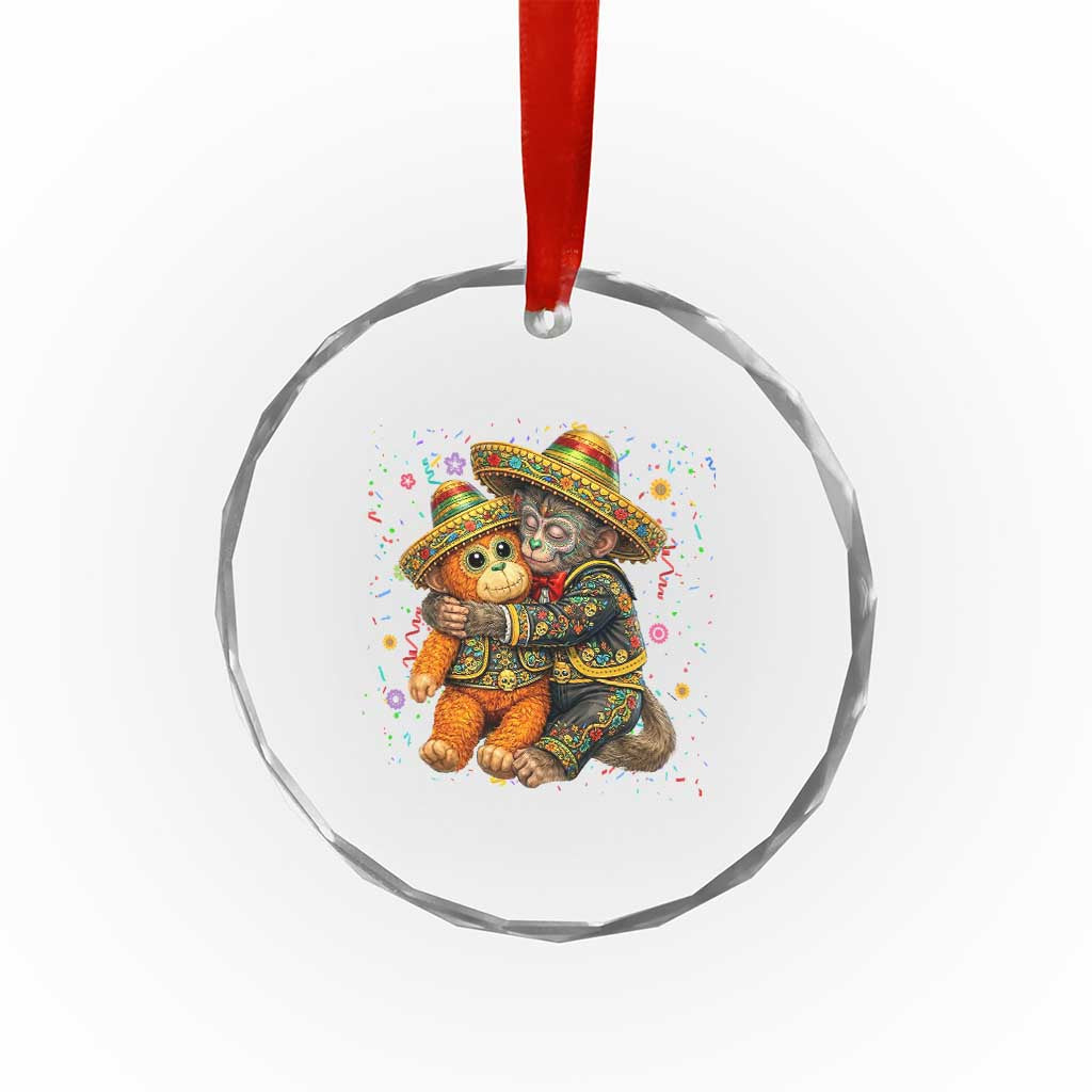 Funny Punch Baby Monkey Cinco De Mayo Crystal Glass Ornament Mexican Fiesta Gift TS12 Print Your Wear