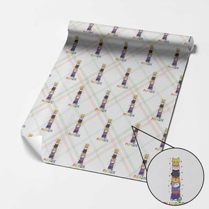 Funny Purride Stacked Cats Pride Wrapping Paper Roll Cute LGBTQ Cat Lover TS12 Christmas Plaid Print Your Wear