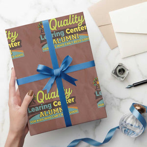 Funny Quality Learing Center Alumni For Kids Who Cant Reed Good Wrapping Paper Roll TS11 Mocha Print Your Wear