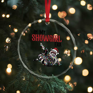 Funny Raccoon Christmas Crystal Glass Ornament In My Costume Era TS14 Print Your Wear
