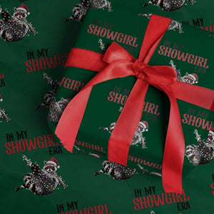Funny Raccoon Christmas Wrapping Paper Roll In My Costume Era TS14 Green Print Your Wear