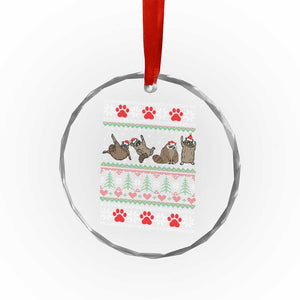 Funny Raccoon Crystal Glass Ornament Funny Gifts For Women Men Raccoon Lovers TS10 Print Your Wear