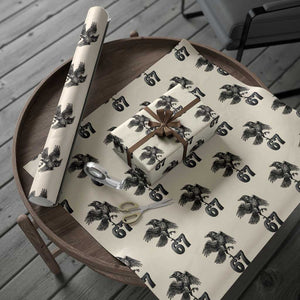 Funny Raven Brainrot Six Seven Meme Gift Wrapping Paper Roll TS12 Beige Print Your Wear