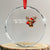 Funny Reindeer Christmas Meme Crystal Glass Ornament I Am Trying My Best TS14 Transparent Glass 3'' Circle Print Your Wear