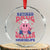 Funny Retired Drug Dealer Crystal Glass Ornament Retro Nurse Life Retirement Gift for Healthcare Workers TS02 Transparent Glass 3'' Circle Print Your Wear