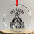 Funny Saint Patrick Crystal Glass Ornament The Paddy Don't Start Til I Walk In St Patrick's Day Humor - Print Your Wear
