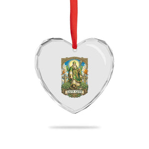 Funny Saint Patrick Go'n Git Snake Heart Crystal Glass Ornament St Patricks Day TS12 Print Your Wear