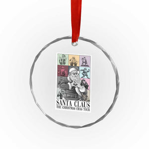Funny Santa Claus The Xmas Eras Tours Crystal Glass Ornament TS09 Print Your Wear