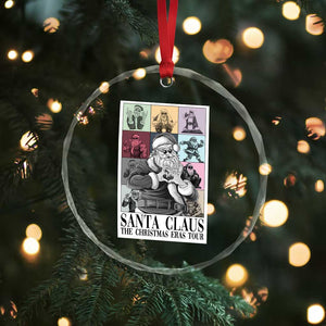 Funny Santa Claus The Xmas Eras Tours Crystal Glass Ornament TS09 Print Your Wear