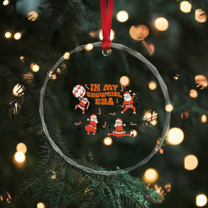 Funny Santa Girl Christmas Crystal Glass Ornament TS14 Print Your Wear