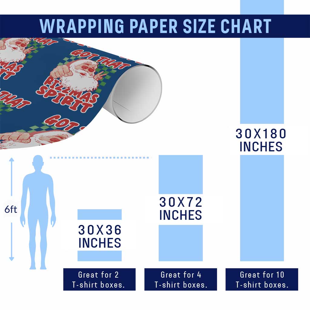Funny Santa Rizz Xmas Wrapping Paper Roll Got That Rizzmas Spirit Retro Groovy TS02 Print Your Wear