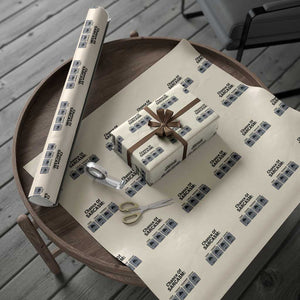 Funny Sarcastic Wrapping Paper Roll Chance Of Sarcasm Forecast Weather TS10 Beige Print Your Wear