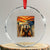 Funny Scream Groundhog Crystal Glass Ornament Woddchuck Day TS02 Transparent Glass 3'' Circle Print Your Wear