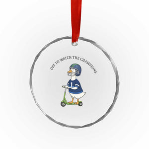 Funny Seattle Goose 2026 Crystal Glass Ornament Off To Watch The Champions TS14 Print Your Wear
