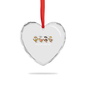 Funny Silly Goose Cinco De Mayo Heart Crystal Glass Ornament Off To Get A Little Silly TS14 Print Your Wear