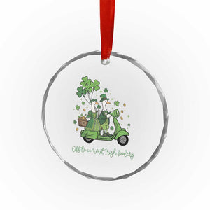 Funny Silly Irish Goose Crystal Glass Ornament Off To Commit Irish Foolery TS12 Print Your Wear