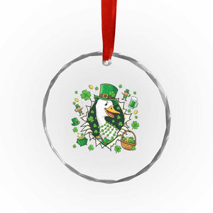 Funny Silly Irish Goose Crystal Glass Ornament St Patricks Day Celebration TS12 Print Your Wear
