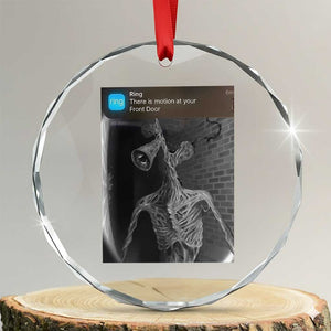Funny Siren Head Crystal Glass Ornament Ring with Motion Meme TS10 Transparent Glass 3'' Circle Print Your Wear