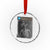 Funny Siren Head Crystal Glass Ornament Ring with Motion Meme TS10 Transparent Glass 3'' Circle Print Your Wear