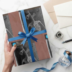 Funny Siren Head Wrapping Paper Roll Ring with Motion Meme TS10 Mocha Print Your Wear