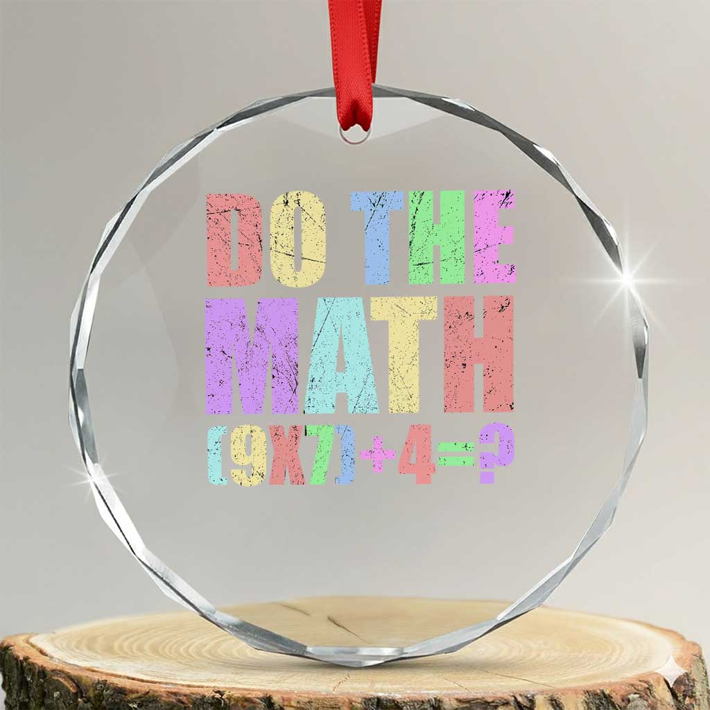 Funny Six Seven 6 7 Meme Teacher Crystal Glass Ornament Brainrot Girls Kids Teens TS10 Transparent Glass 3'' Circle Print Your Wear