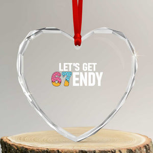 Funny Six Seven 67 Heart Crystal Glass Ornament Lets Get Sendy 6 7 Meme Icecream TS02 Transparent Glass 3'' Heart Print Your Wear