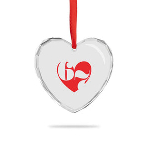 Funny Six Seven 67 Meme Valentines Day Red Heart Heart Crystal Glass Ornament TS11 Print Your Wear