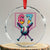 Funny Six Seven Baseball Drip Crystal Glass Ornament Number 67 Meme Drippy Bats TS02 Transparent Glass 3'' Circle Print Your Wear