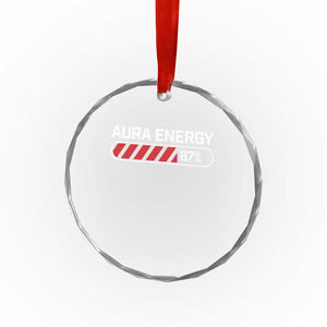 Funny Six Seven Crystal Glass Ornament Aura Energy at 67 Meme Gen Alpha Slang TS10 Print Your Wear