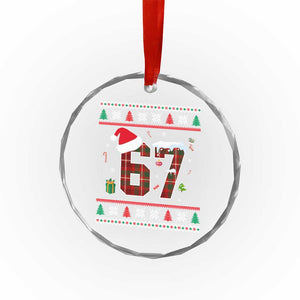 Funny Six Seven Meme Christmas Ugly Sweater Crystal Glass Ornament Trendy Tiktok Gift TS12 Print Your Wear