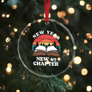 Funny Six Seven Meme Crystal Glass Ornament New Year New 67 Chapter TS14 Print Your Wear