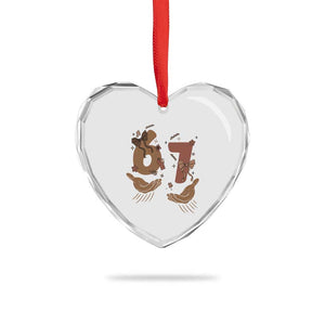 Funny Six Seven Meme Heart Crystal Glass Ornament Black History Women Gift TS12 Print Your Wear