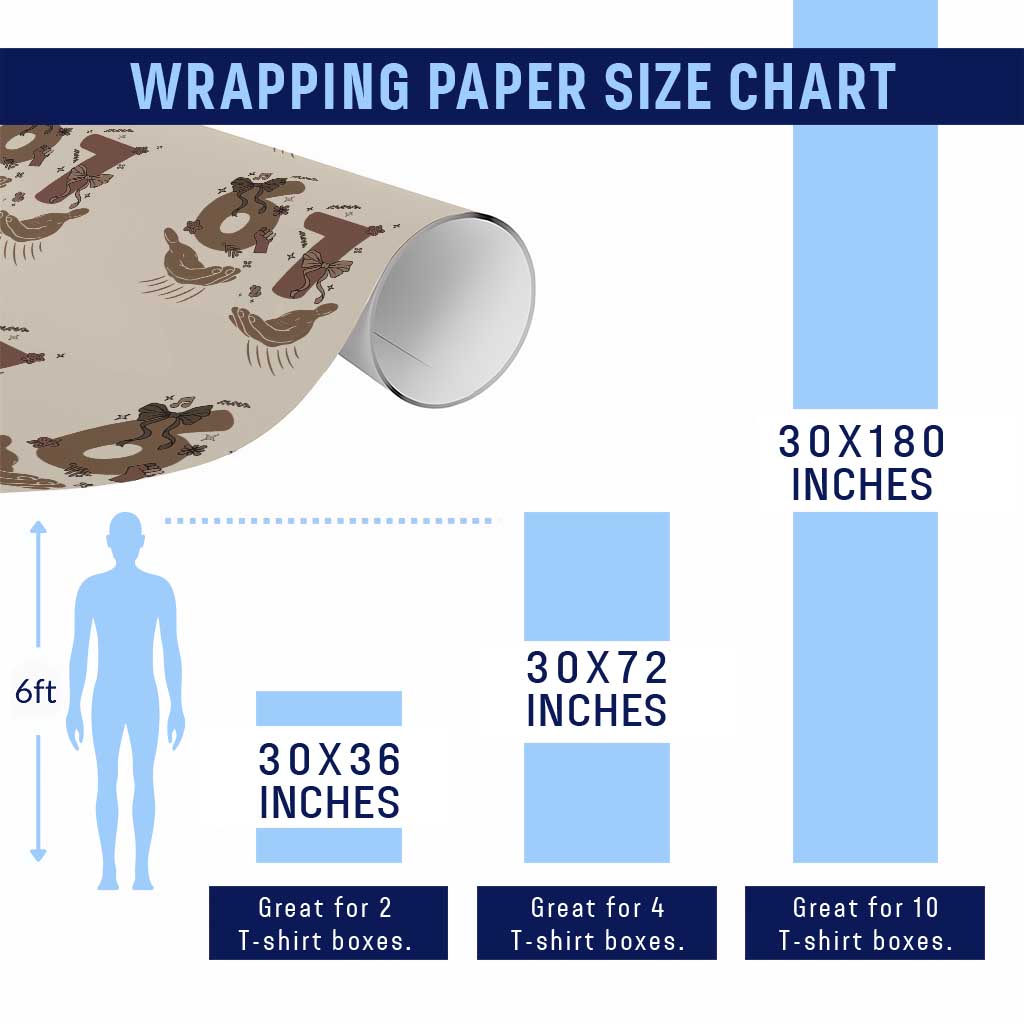 Funny Six Seven Meme Wrapping Paper Roll Black History Women Gift TS12 Print Your Wear