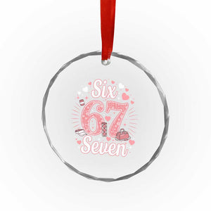 Funny Six Seven Tennis Meme Crystal Glass Ornament Gen Z Valentine TS12 Print Your Wear