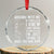 Funny Skeleton Sarcastic Crystal Glass Ornament Arguing With Me Is Pointless Smartmouths TS02 Transparent Glass 3'' Circle Print Your Wear
