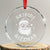 Funny Skibidi Rizzmas Xmas Crystal Glass Ornament Vintage Sigmas Charisma Rizz Cool Santa TS11 Transparent Glass 3'' Circle Print Your Wear