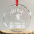 Funny Skiing Father's Day Crystal Glass Ornament Ski Dad Like A Normal Dad But Cooler TS11 Transparent Glass 3'' Circle Print Your Wear