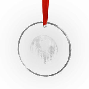 Funny Snowboard Cowboy Moon Snowboarding Winter Sports Crystal Glass Ornament TS11 Print Your Wear