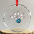 Funny Sport Bowler Gift Crystal Glass Ornament Bowling Ball Chasing Pins TS12 Transparent Glass 3'' Circle Print Your Wear