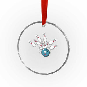 Funny Sport Bowler Gift Crystal Glass Ornament Bowling Ball Chasing Pins TS12 Print Your Wear
