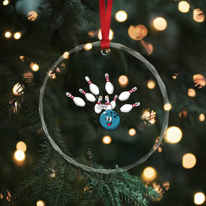 Funny Sport Bowler Gift Crystal Glass Ornament Bowling Ball Chasing Pins TS12 Print Your Wear