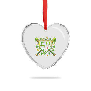Funny St Patricks Day 67 Six Seven Baseball Ice Cream Drip Heart Crystal Glass Ornament TS11 Print Your Wear