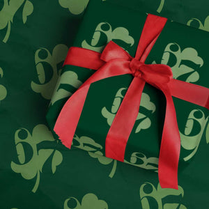 Funny St Patricks Day 67 Six Seven Meme Shamrock Wrapping Paper Roll TS11 Green Print Your Wear