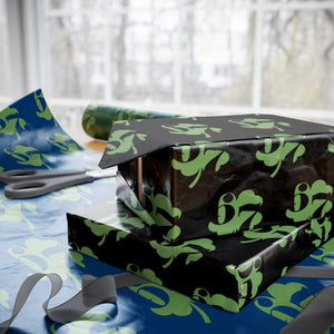 Funny St Patricks Day 67 Six Seven Meme Shamrock Wrapping Paper Roll TS11 Black Print Your Wear