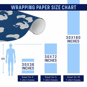 Funny St Patricks Day Dinosaur Shamrock Wrapping Paper Roll TS11 Print Your Wear