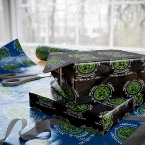 Funny St Patricks Day Irish Pride Wrapping Paper Roll Malarkey Sarcasm Shenanigans The Trifecta Of Life TS11 Black Print Your Wear